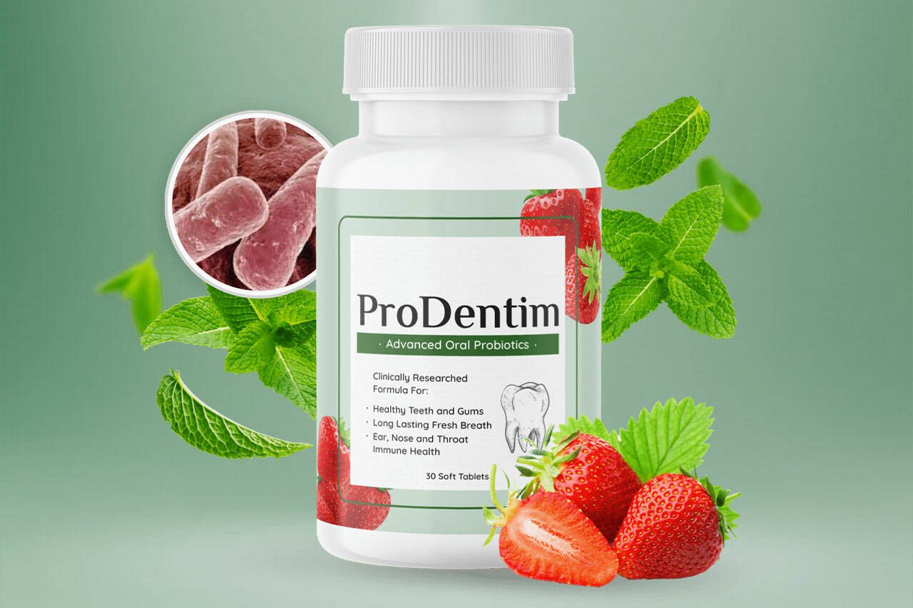 ProDentim oral probiotic supplement bottle